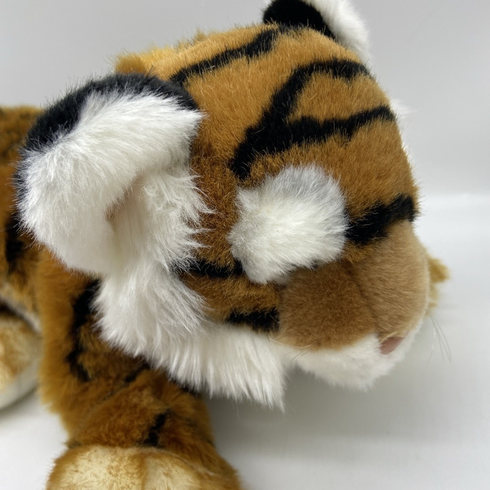 Living Nature Tiger Cub Plush Soft Toy Stuffed Animal Realistic UK CA CE 16" - Picture 10 of 10